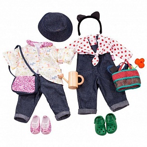 Набор летней одежды и аксессуаров для куклы, 16 предметов (Gotz, 3402735)